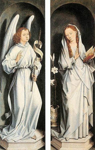 Hans Memling The Annunciation oil painting image